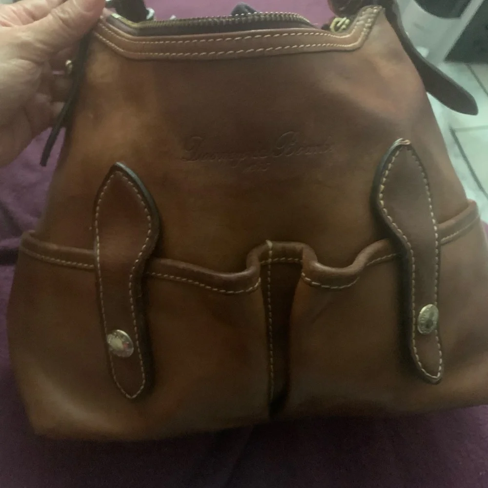 Dooney & Bourke Florentine Small Lucy - Chestnut - Picture 9 of 12
